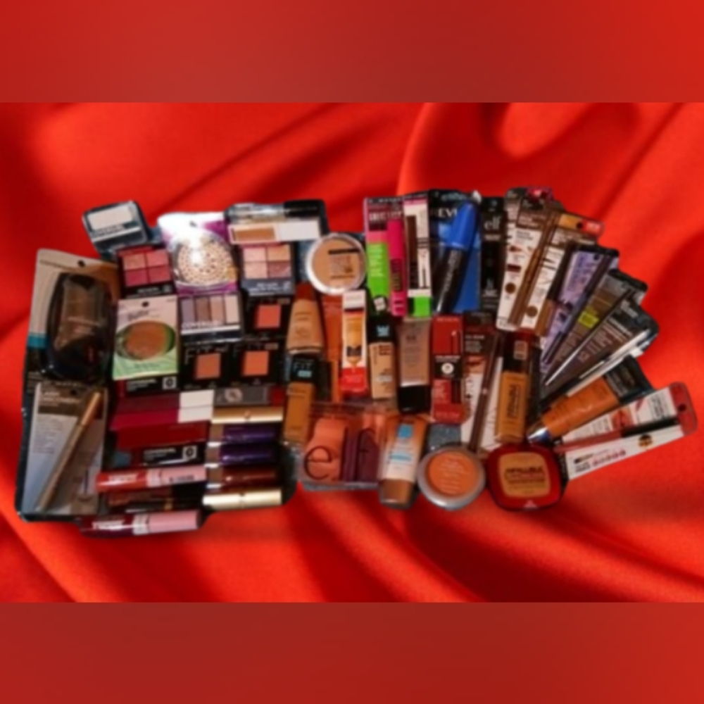 Assorted Makeup Collection Of L'Oreal Maybelline CoverGirl And More